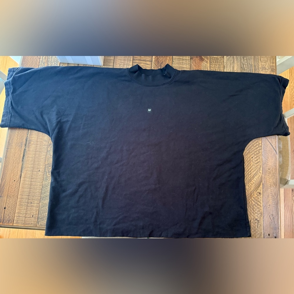 YZY GAP oversized crop sweatshirt